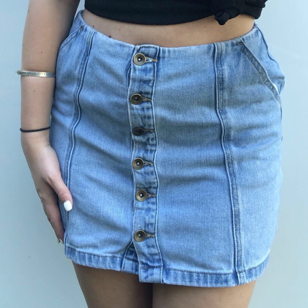 Forever 21 Denim Mini Skirt